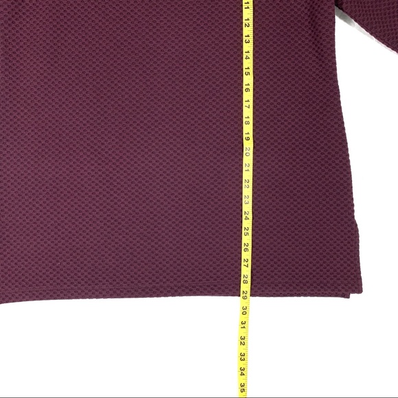 Coldwater CreekTop 3/4 Sleeve Plum - Picture 8 of 12